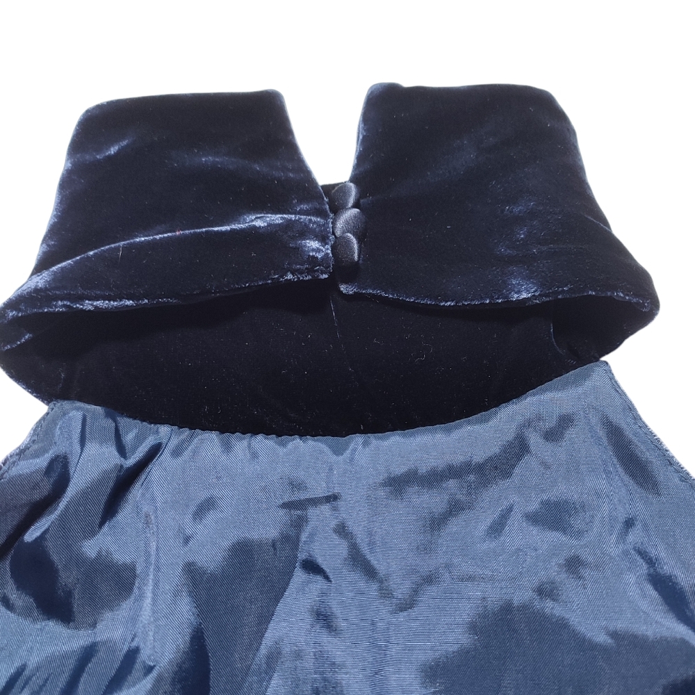 Ralph Lauren Navy Velvet Halter Top NWT Size 6 - Picture 4 of 12